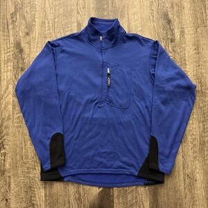 Vintage Patagonia Polartec Regulator R1 Flash Waffle Grid Fleece Half Zip Jacket